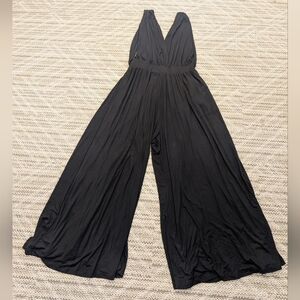 NWT Free People Beach Dani Convertible Open Back One Piece Jumpsuit Women Large